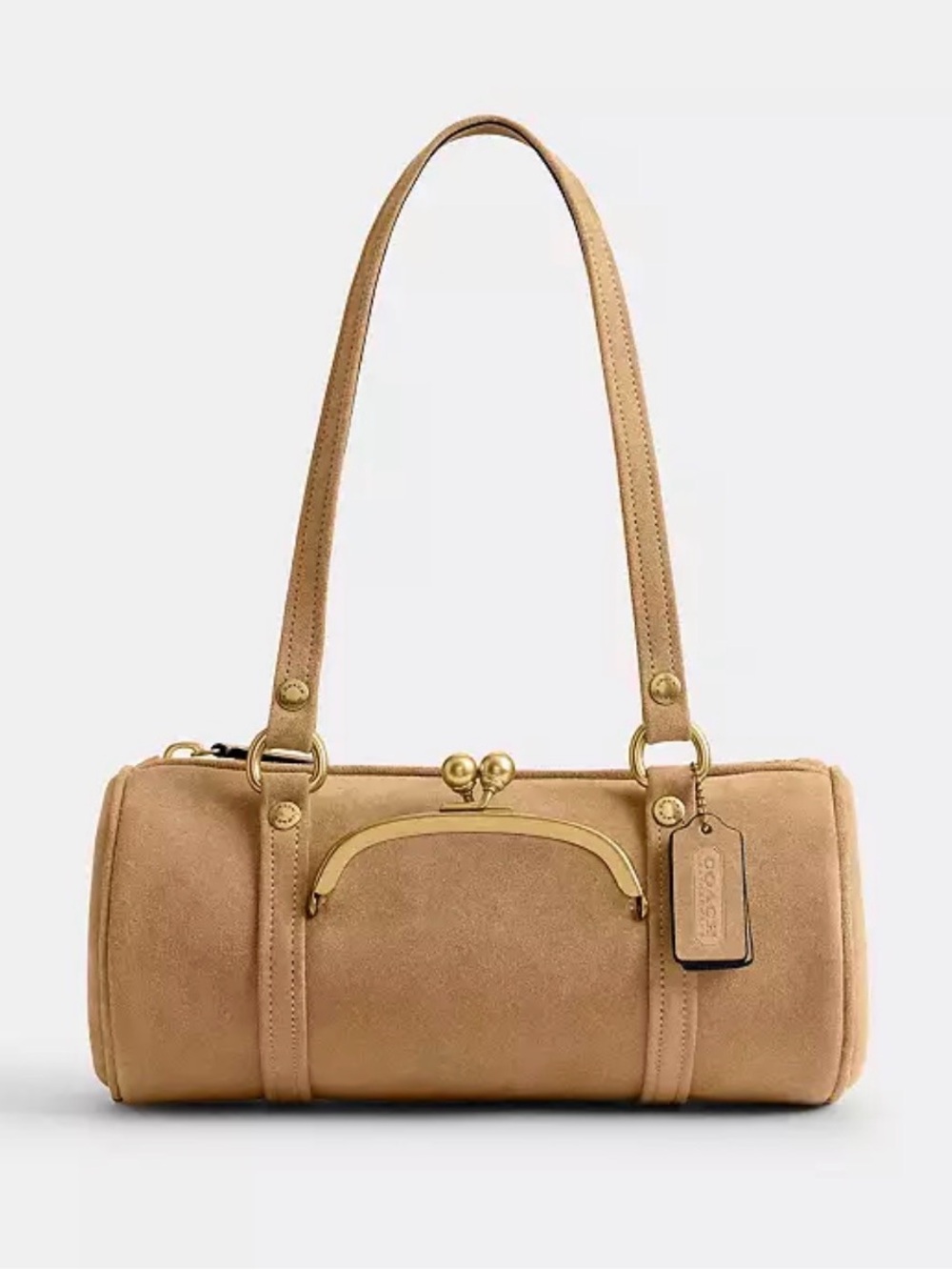 Coach Kisslock Barrel Bag 28 with Gold Hardware - Picture 4 of 4